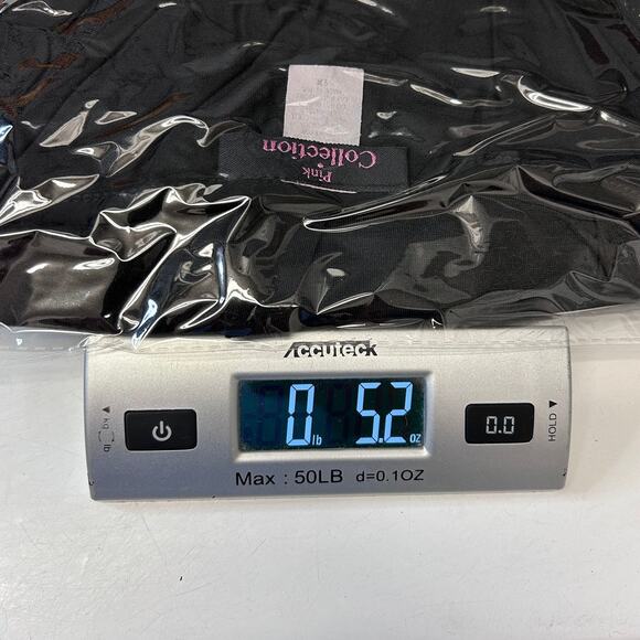 Pink Collection Women’s Sleeveless Tank with Satin and Sequin, Black, size 1X - Picture 8 of 8